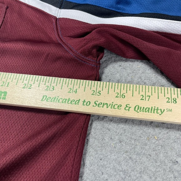 Colorado Avalanche Jersey Mens Large Red NHL Hockey Fanatics Forsberg 21 - Picture 12 of 14